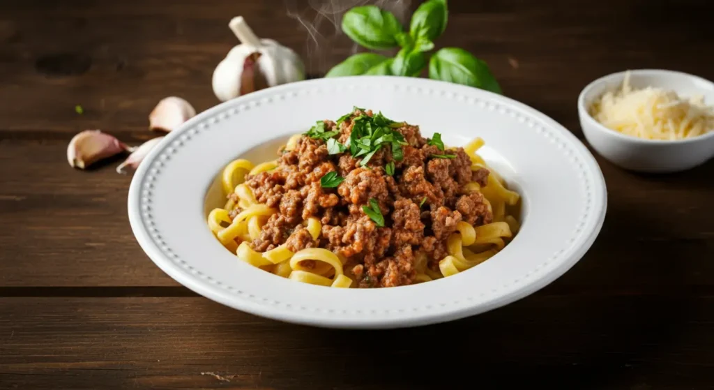 Creamy-Ground-Beef-Pasta-Bowl