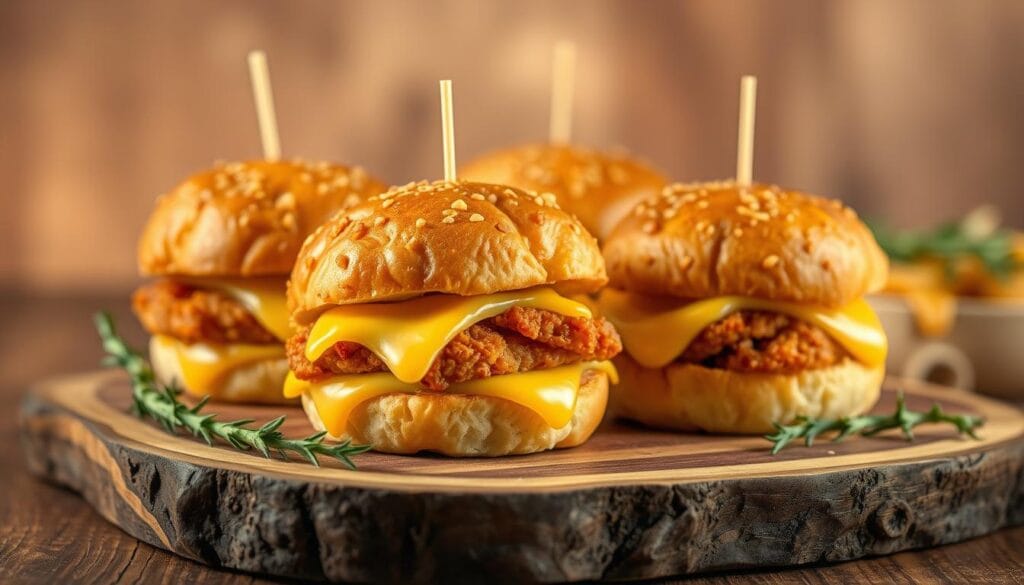 Air Fryer Turkey and Cheese Sliders