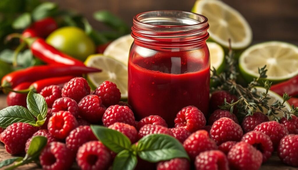 Spicy Raspberry Chipotle Sauce ingredients