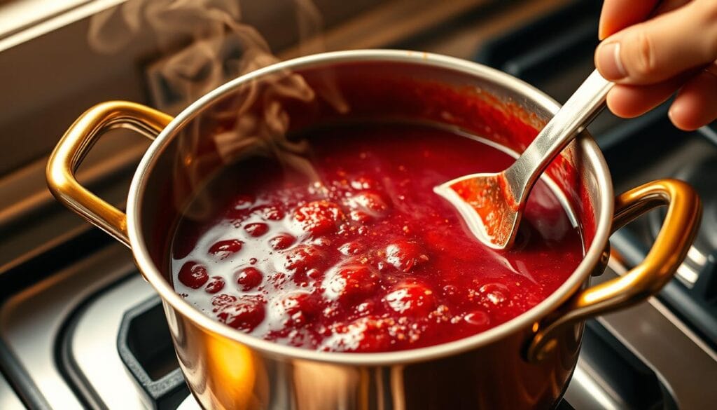 balancing heat in gourmet sauce