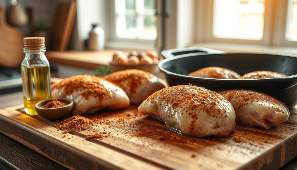 cinnamon chicken meal preparation