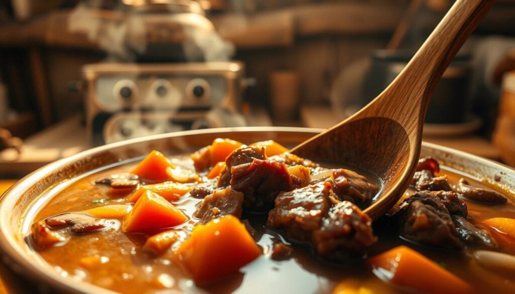 savory porcupine soup