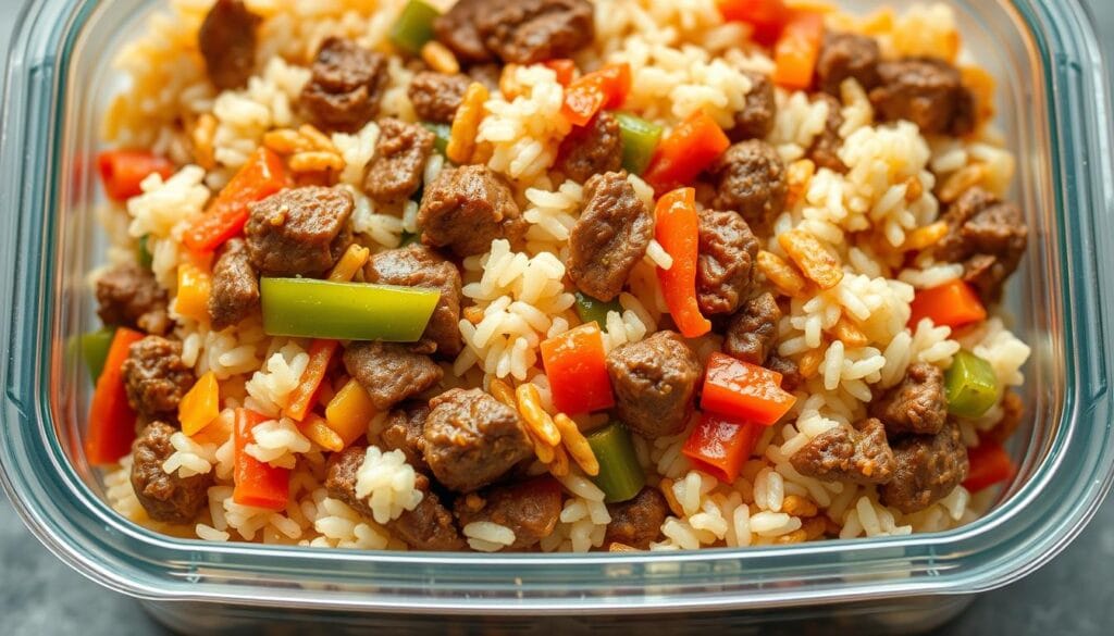 storing beef pepper rice storing beef pepper rice