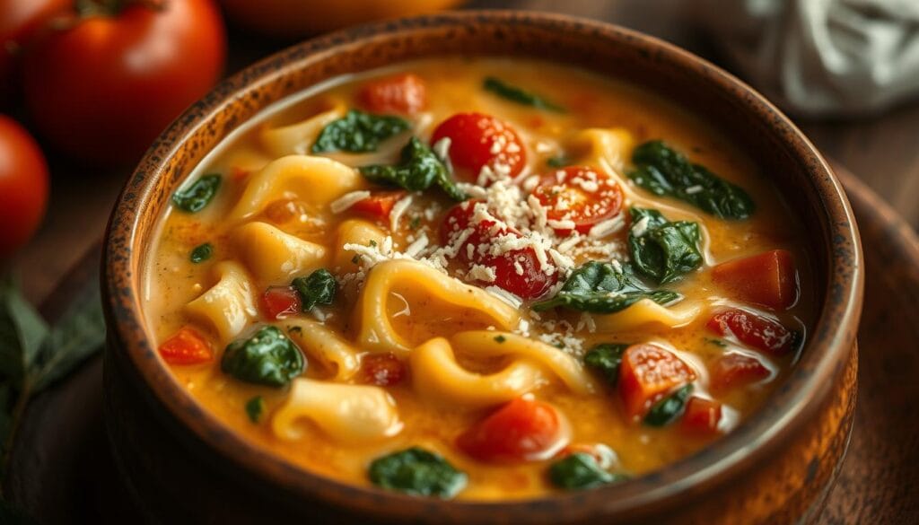 vegetarian lasagna soup