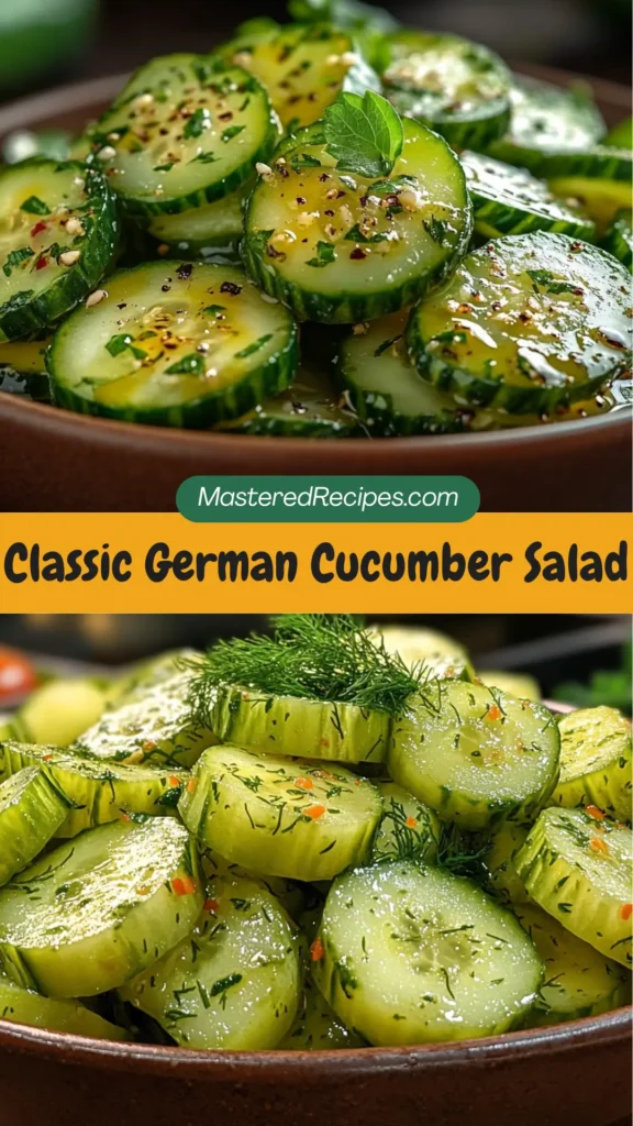 Classic German Cucumber Salad (Gurkensalat) – Easy & Authentic Recipe ... Classic German Cucumber Salad (Gurkensalat) – Easy & Authentic Recipe ...