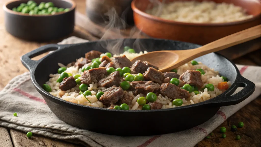 Ground-Beef-and-Rice-Skillet