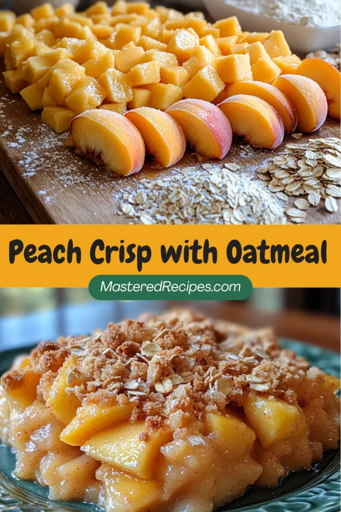 How-to-Make-Peach-Crisp-with-Oatmeal-Topping-Easy-Summer-Dessert