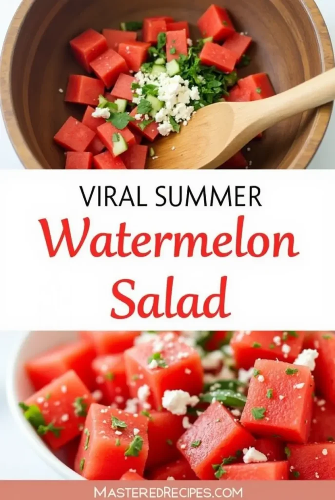 Watermelon Salad with Mint & Feta