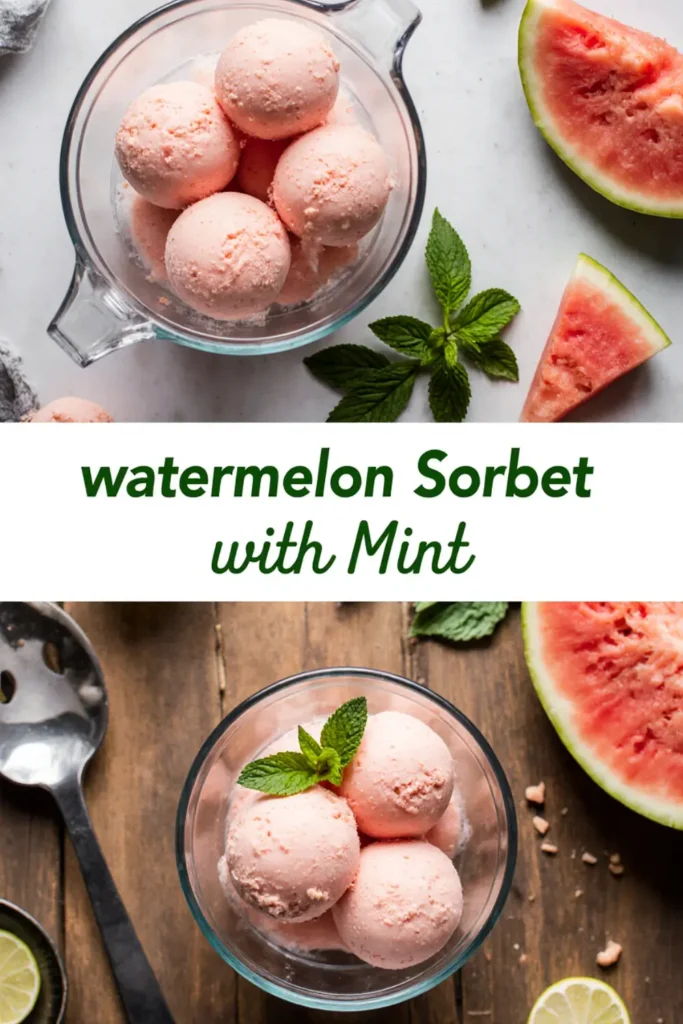 Watermelon-Sorbet-with-Mint-–-Perfect-Summer-Treat