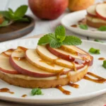 sweet and sour apple dish