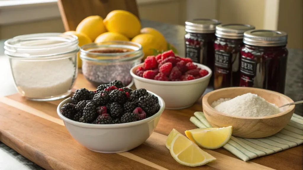 black raspberry jam & jelly ingredients