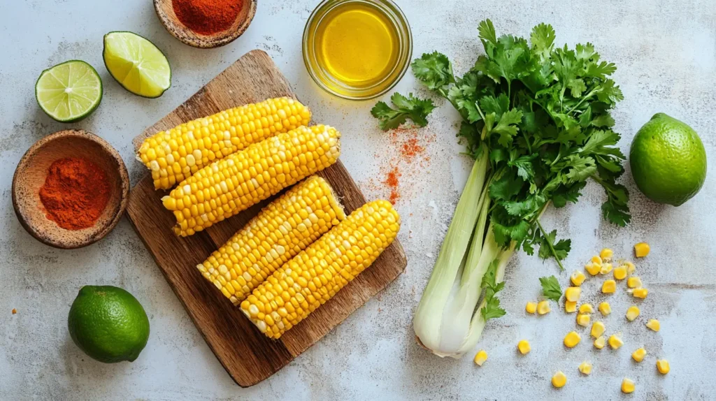 ingredients for corn ribs
