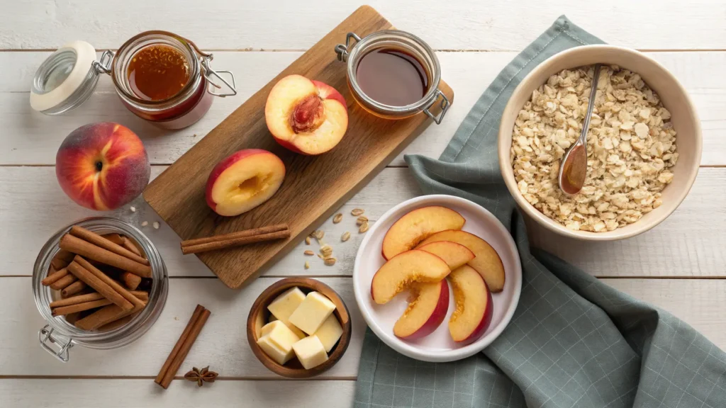 nectarine-crisp-ingredients