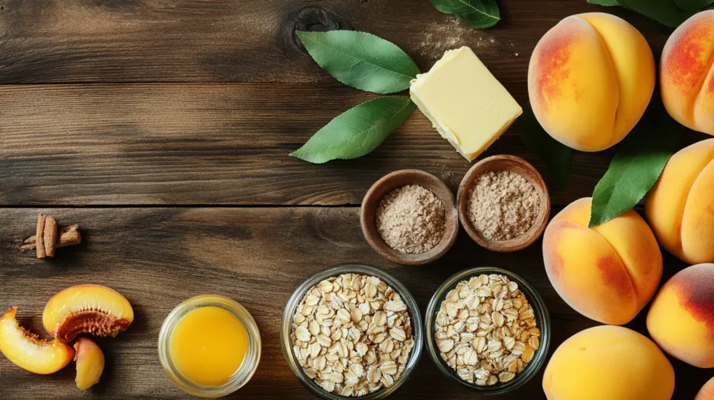 peach crisp ingredients