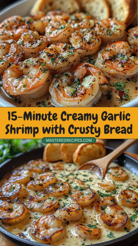 15-Minute-Creamy-Garlic-Shrimp-with-Crusty-Bread