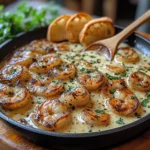 15-Minute-Creamy-Garlic-Shrimp-with-Crusty-Bread-Final-Dish