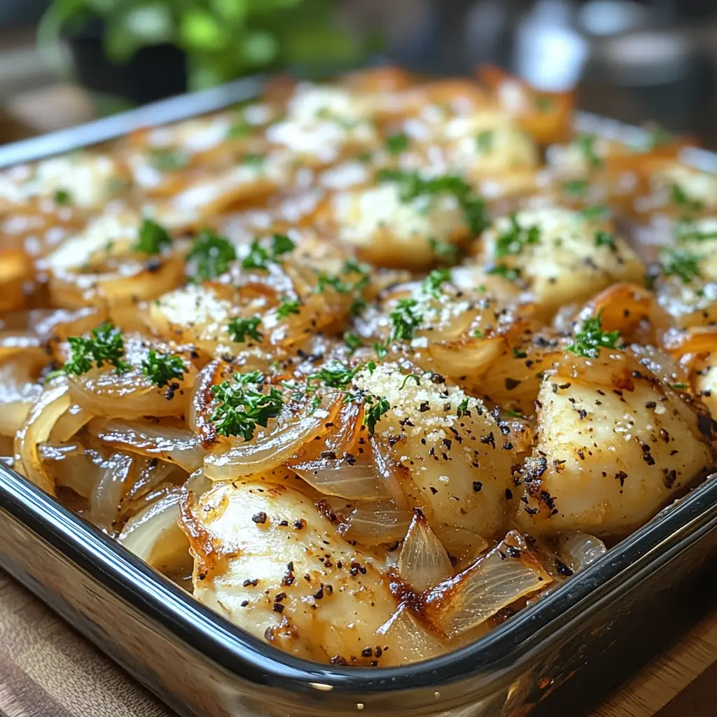 Cheesy-French-Onion-Chicken-Casserole-Recipe