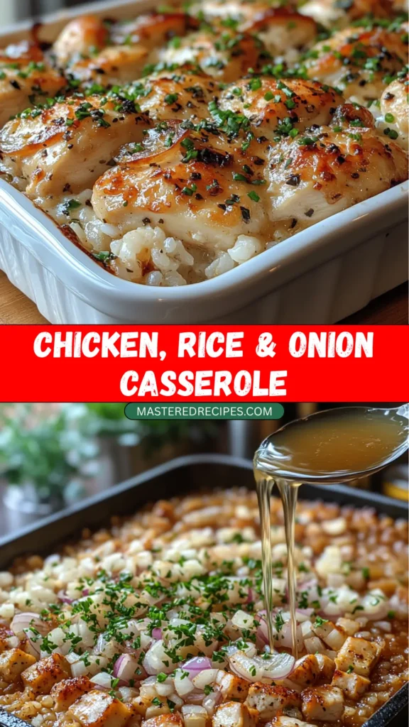 Chicken-Rice-Onion-Casserole
