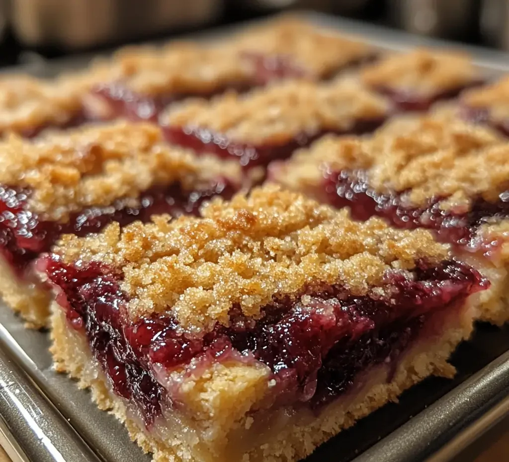 Delightfully-Golden-Huckleberry-Crumb-Bars-Recipe