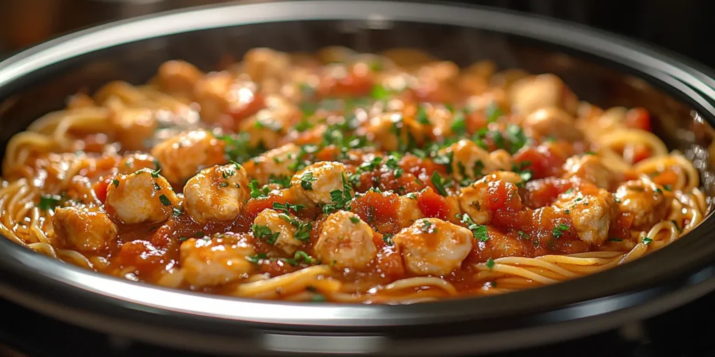 Easy-Crockpot-Chicken-Spaghetti-Prep