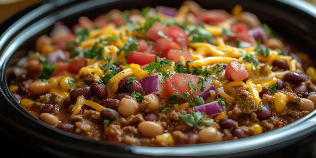 Easy-Crockpot-Taco-Casserole-Recipe