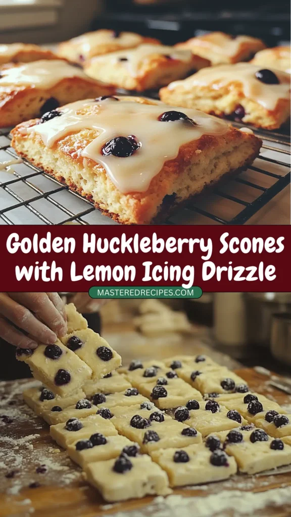 Golden-Huckleberry-Scones-with-Lemon-Icing-Drizzle