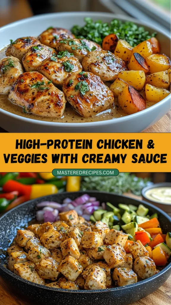 High-Protein-Chicken-Veggies-with-Creamy-Sauce