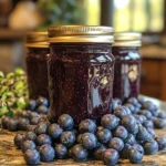 Old-Fashioned-Huckleberry-Jam-–-Final-Dish