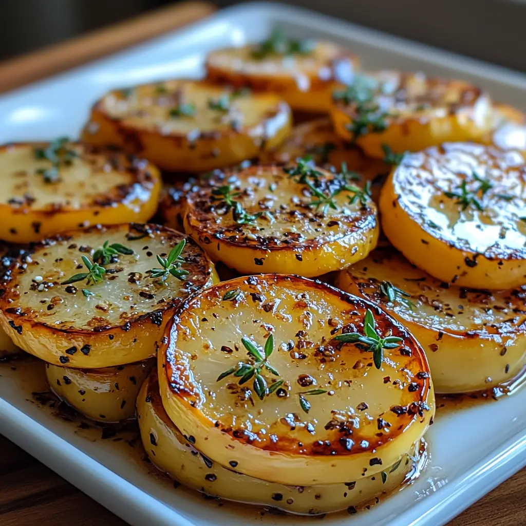 Sauteed-Yellow-Patty-Pan-Squash-with-Fresh-Lemon-Thyme-Recipe