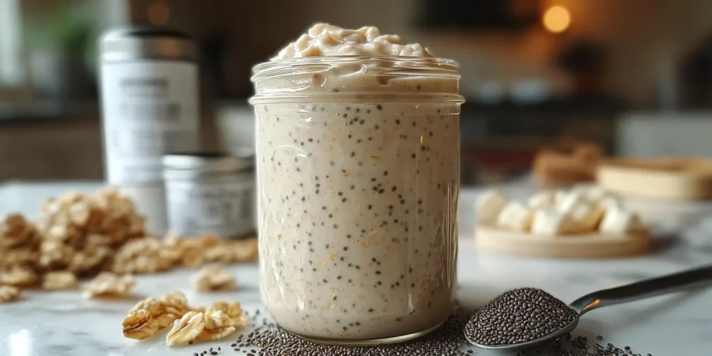 Vanilla-Protein-Overnight-Oats-Recipe