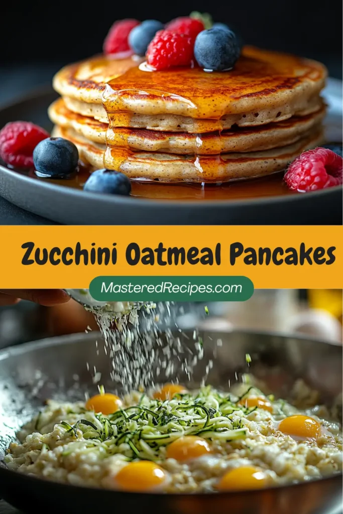 Zucchini-Oatmeal-Pancakes
