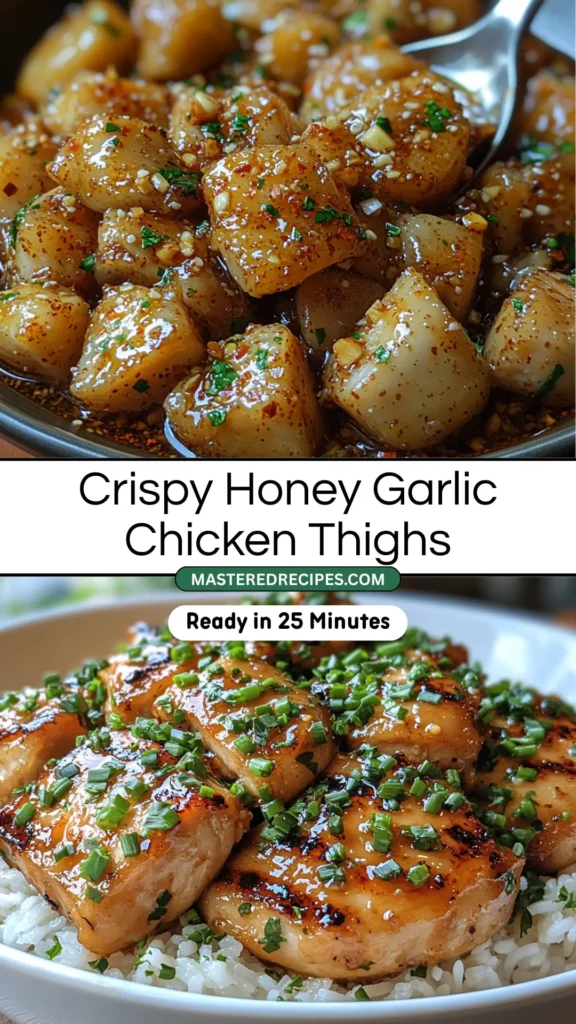 Crispy-Honey-Garlic-Chicken-Thighs