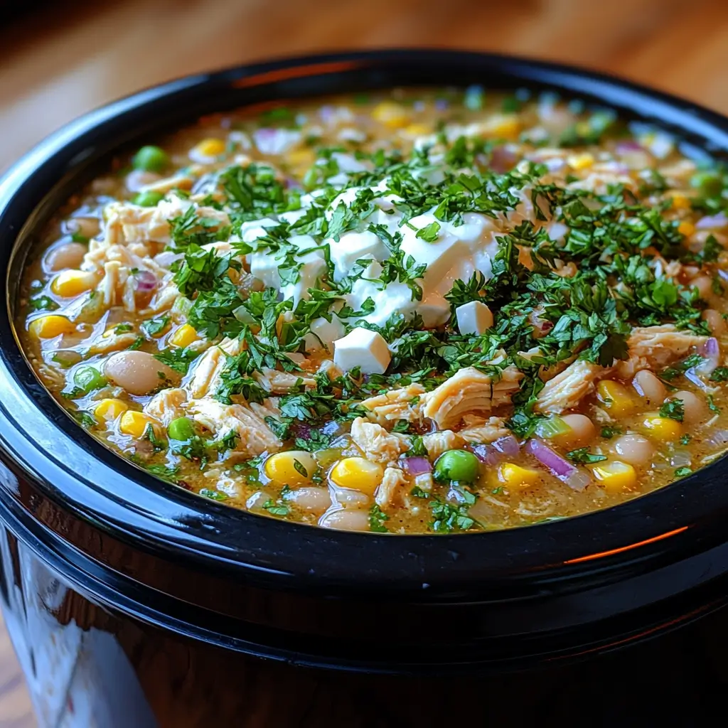 Easy-Crockpot-White-Chicken-Chili-Preparation