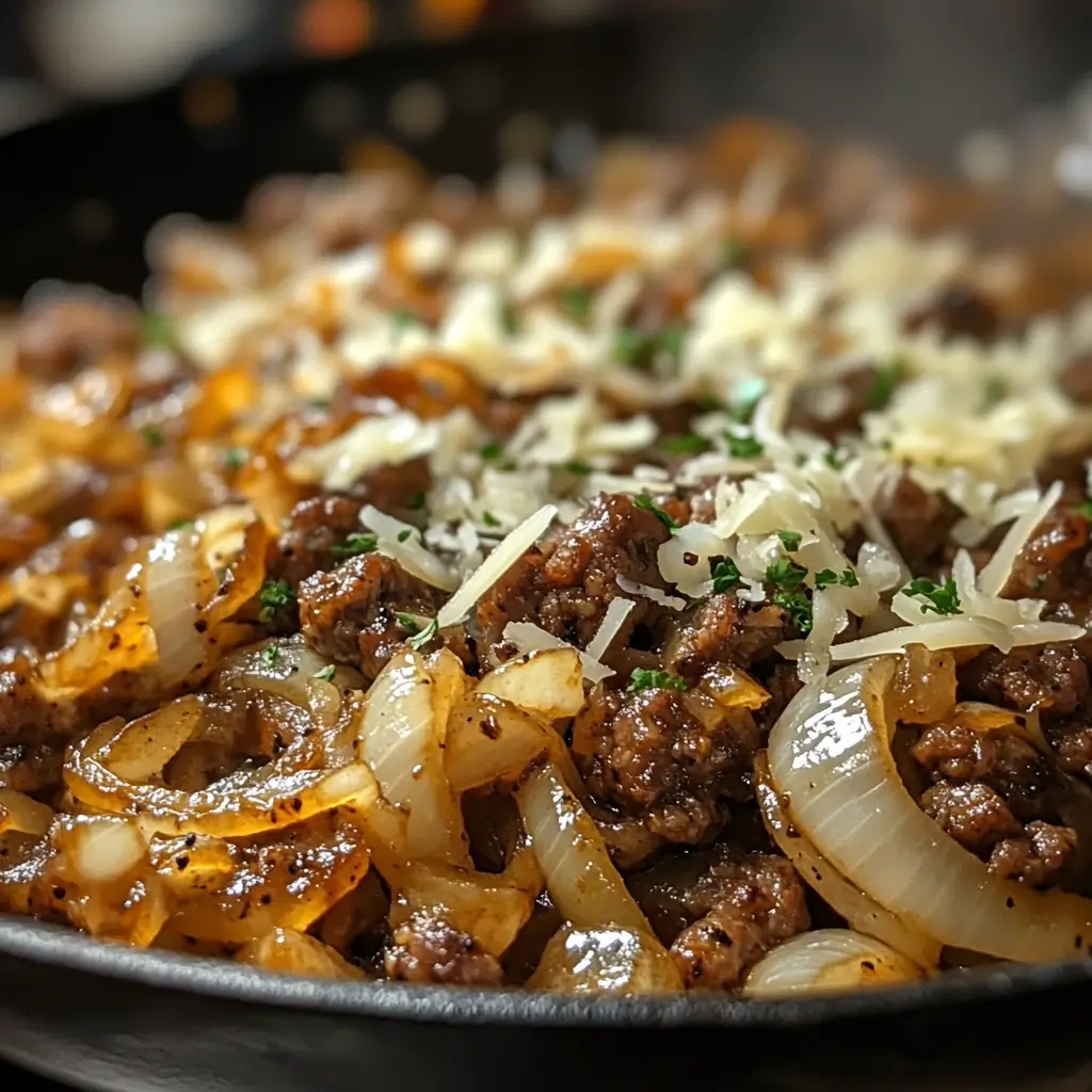 French-Onion-Meatloaf-Recipe-Preparation