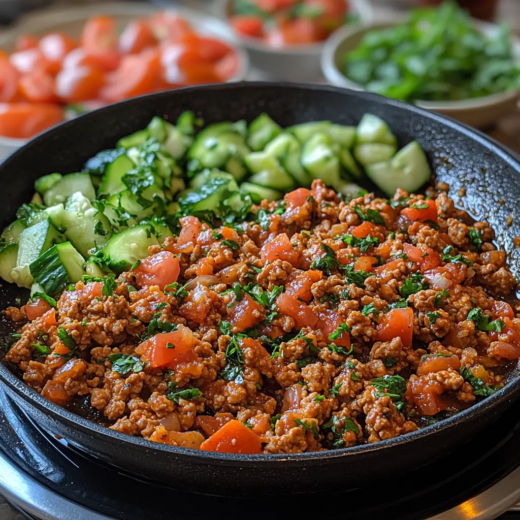 Greek-Ground-Turkey-Lettuce-Wraps-Preparation