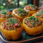 Ground-Turkey-Stuffed-Bell-Peppers-Final-Dish