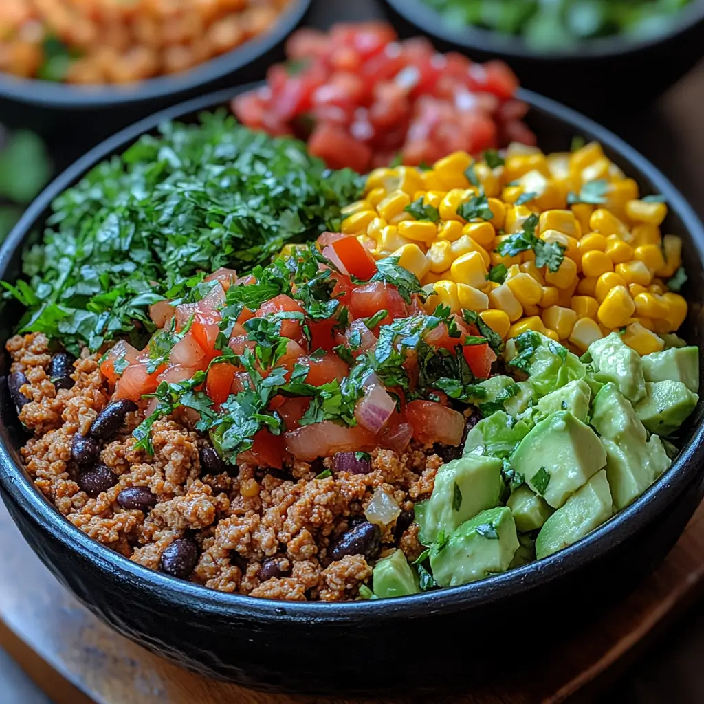 Ground-Turkey-Taco-Bowls-Preparation