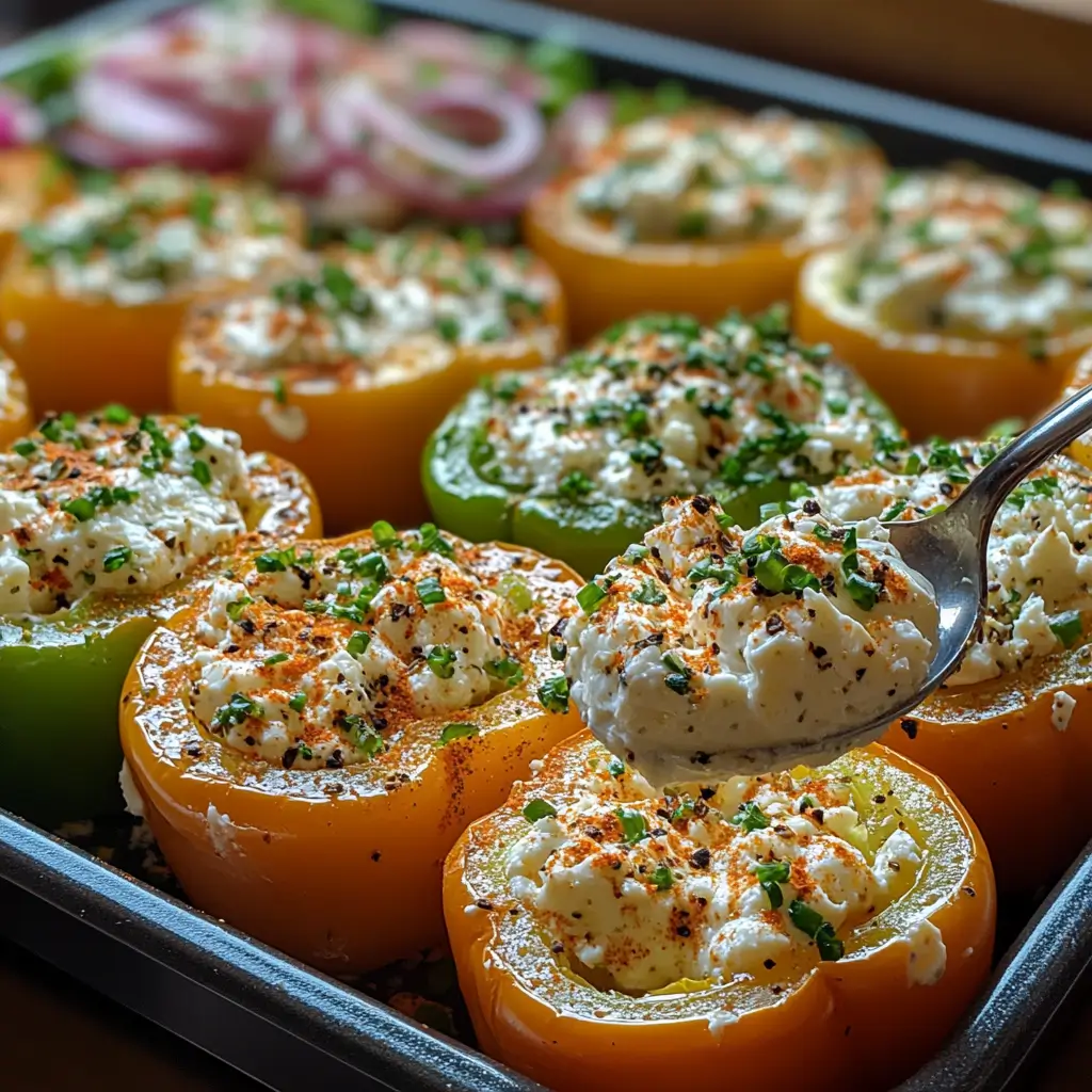 Healthy-Mini-Cheese-Stuffed-Peppers-Preparation