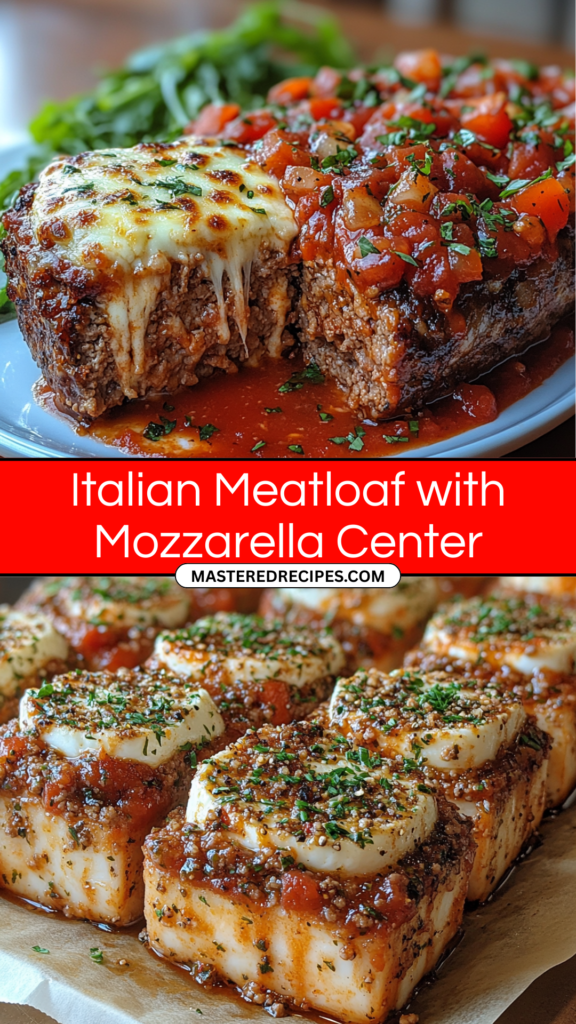 Italian-Meatloaf-with-Mozzarella