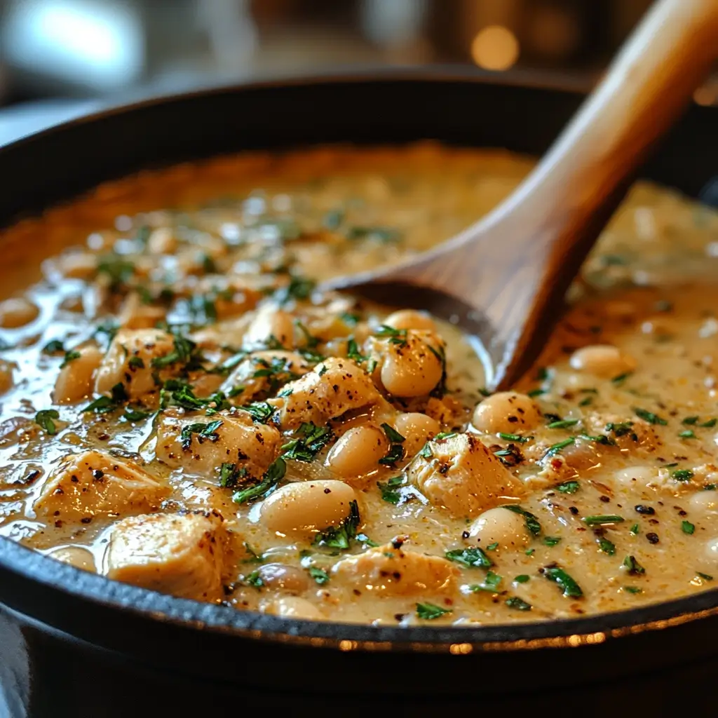 One-Pot-Creamy-White-Chicken-Chili-with-White-Beans-Preparation