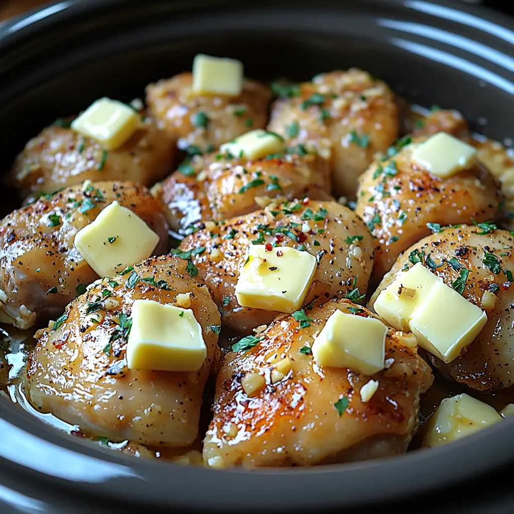 Slow-Cooker-Garlic-Chicken-Thighs-Preparation