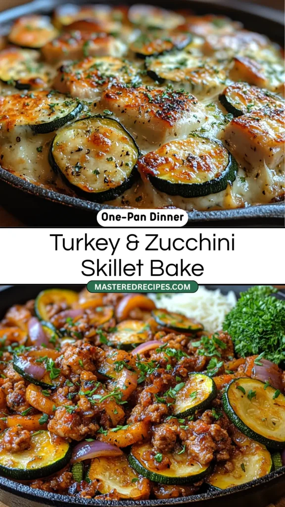 Turkey-Zucchini-Skillet-Bake