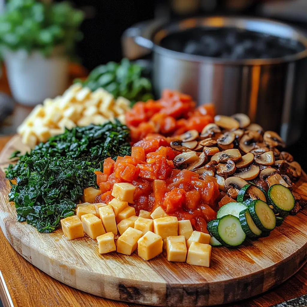 Vegetarian-Lasagna-Soup-with-Ricotta-Preparation