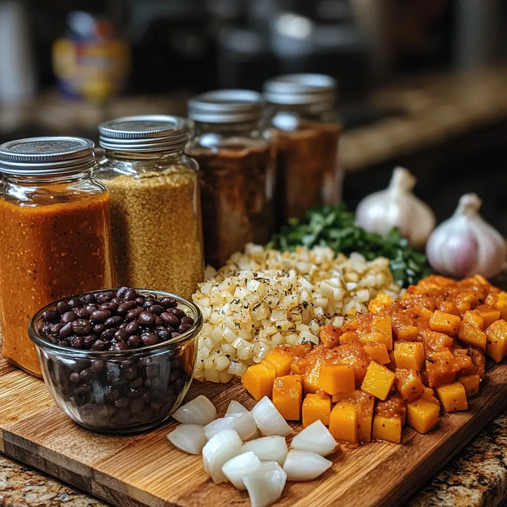 Cozy-Vegan-Butternut-Squash-Black-Bean-Stew-Recipe-Preparation