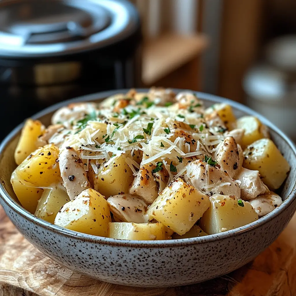 Creamy-Garlic-Parmesan-Crockpot-Chicken-Potatoes-Preparation