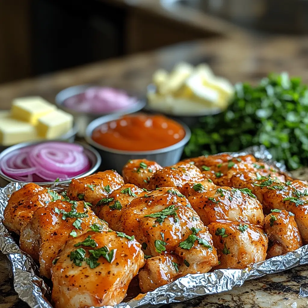 Crispy-Buffalo-Ranch-Chicken-Thighs-–-Slow-Cooker-Style-Preparation
