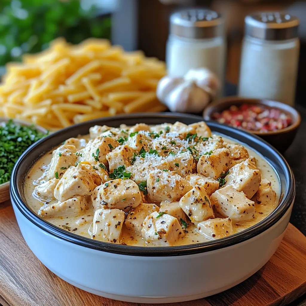 Crockpot-Chicken-Alfredo-with-a-Garlic-Ranch-Twist-Preparation