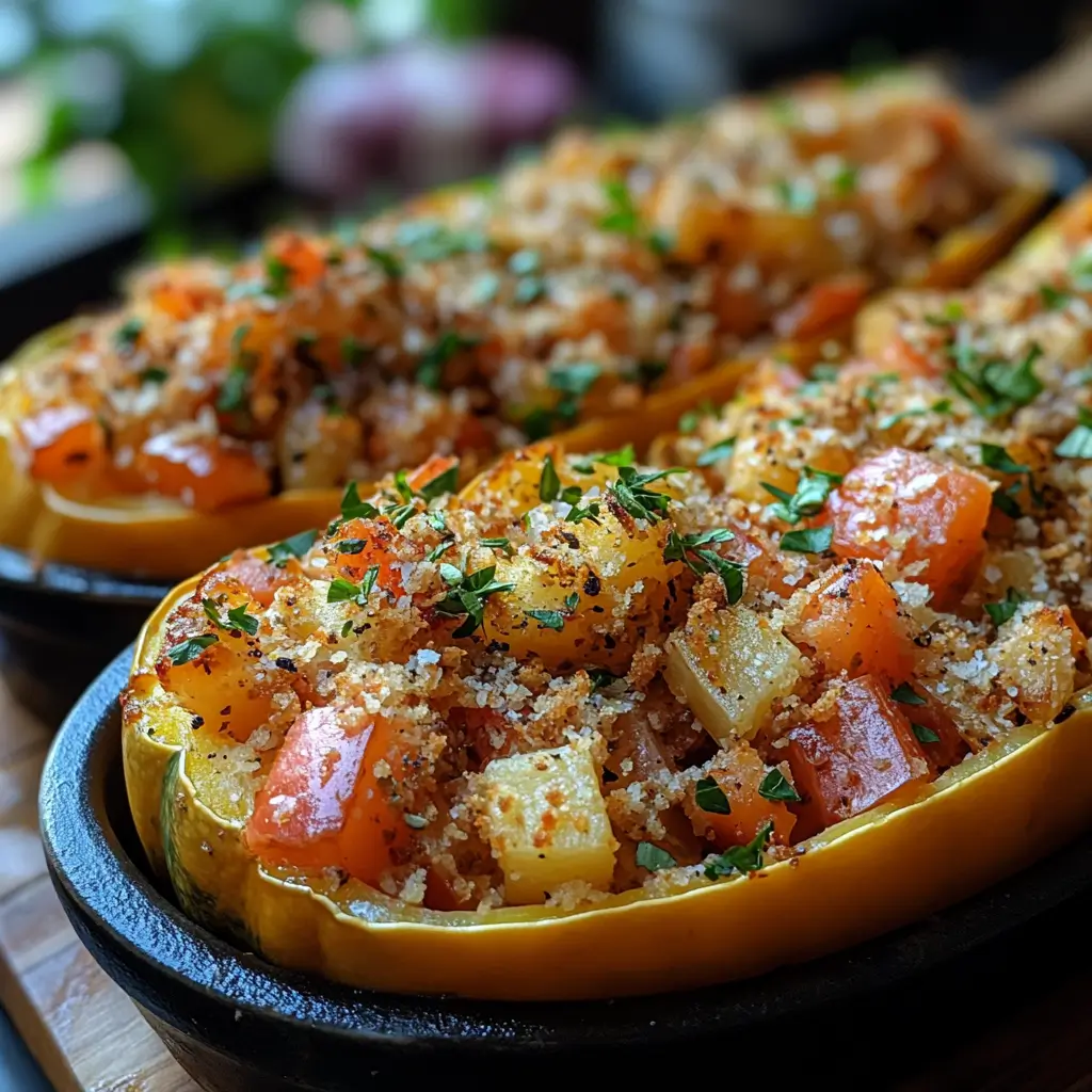 Italian-Stuffed-Butternut-Squash-Boats-Preparation