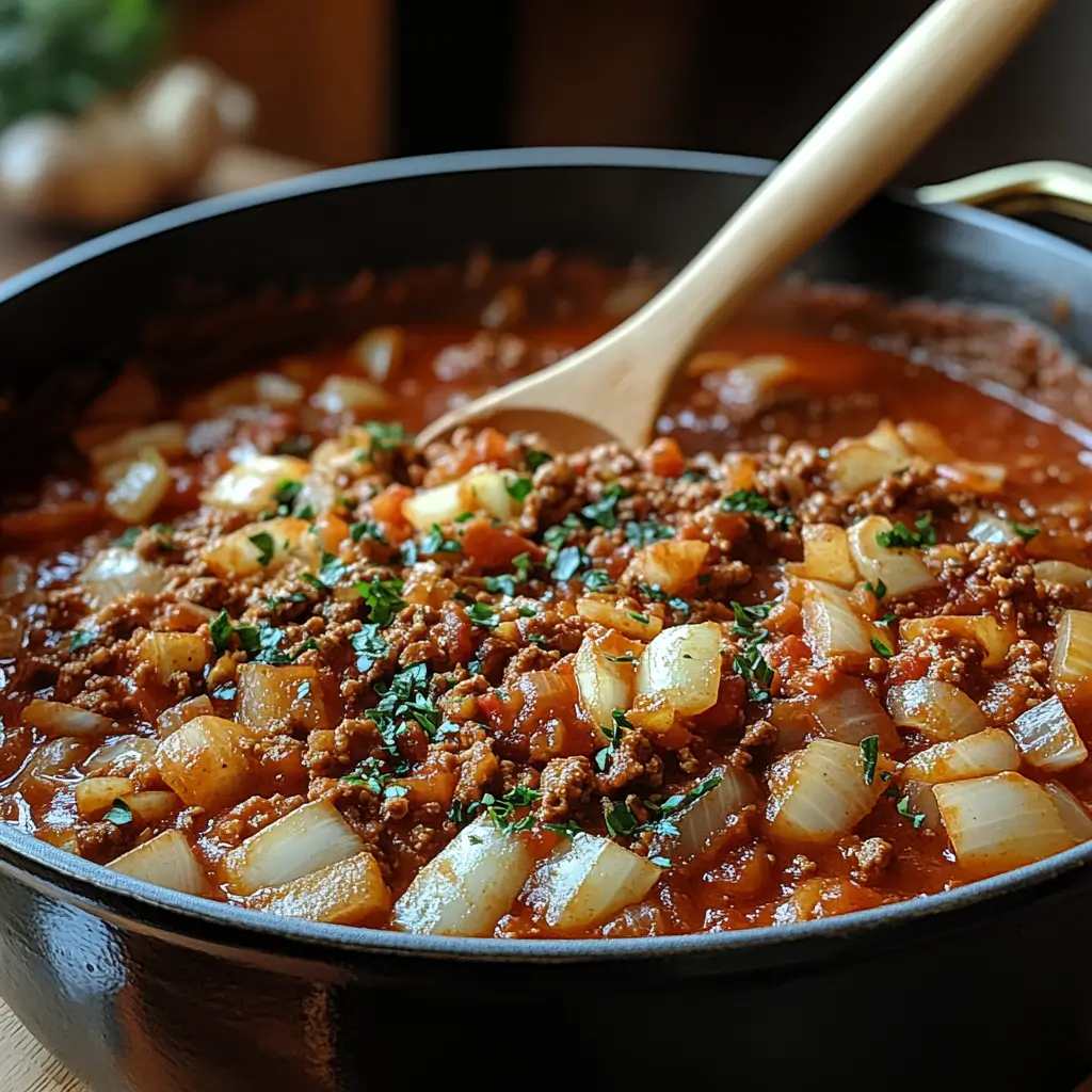 One-Pot-Lasagna-Soup-Preparation
