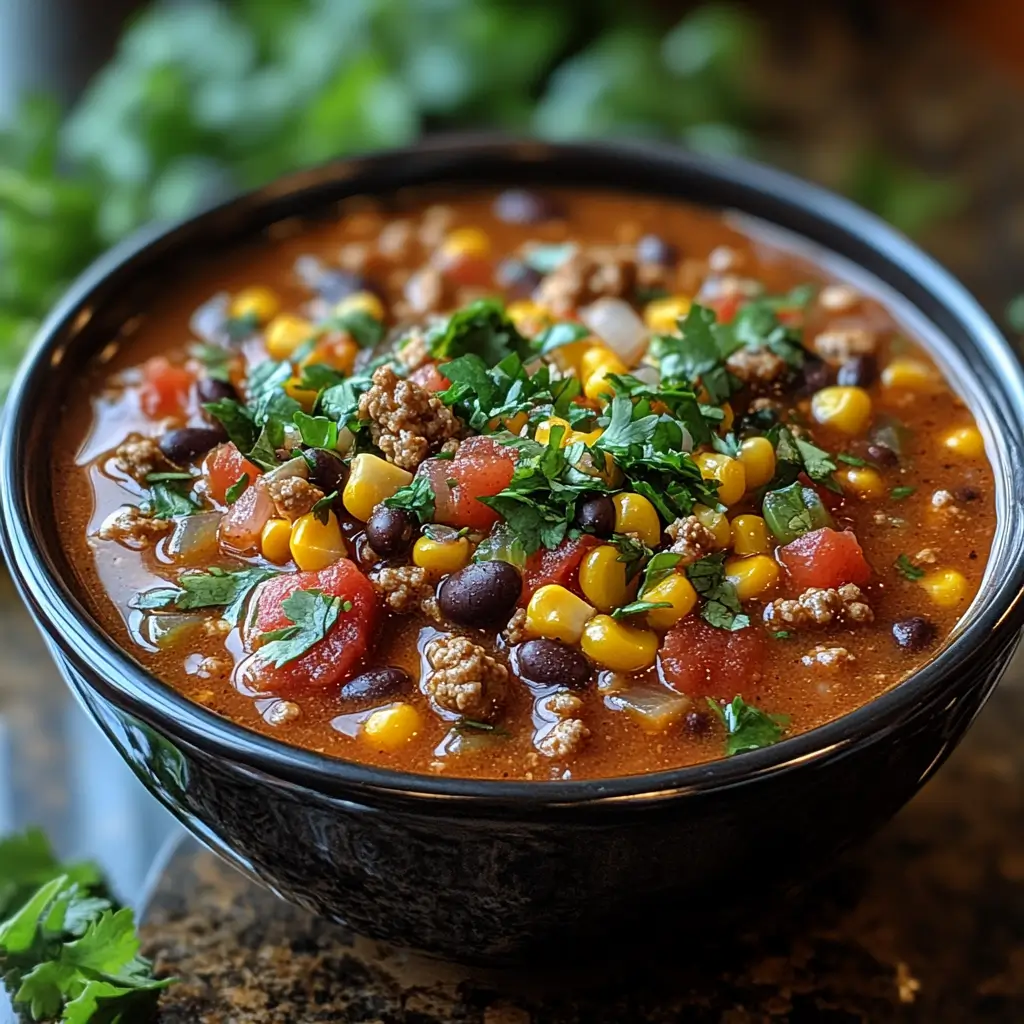 Taco-Soup-with-Just-5-Ingredients-–-Preparation
